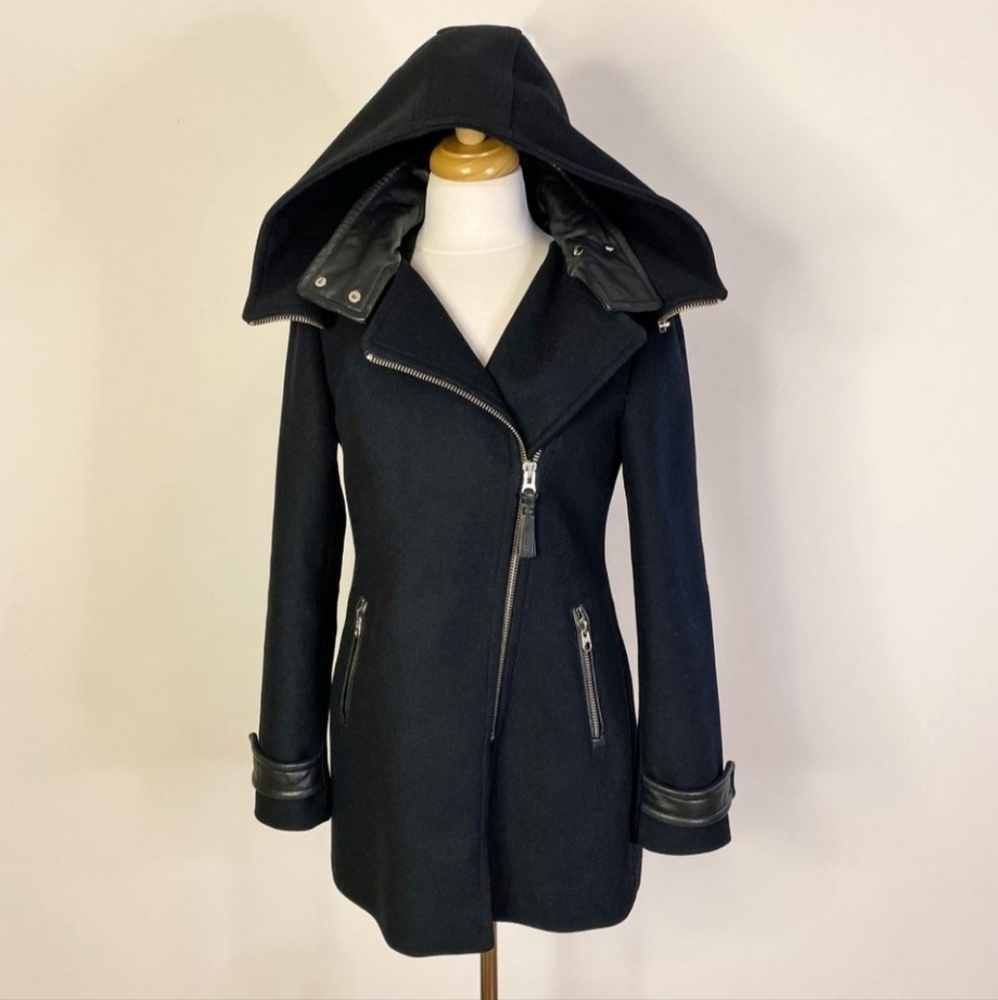 Mackage Hooded Wool Coat